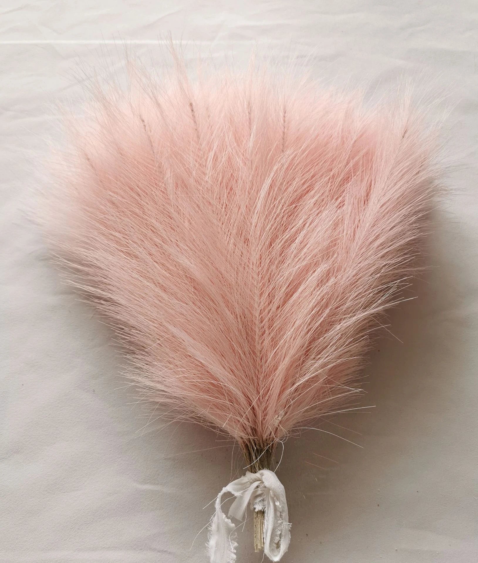 Artificial Brown Pampas Grass Fake Flowers Silk Reed Simulated Feather Wedding Decoration Bouquet Home Decor Floral Arrange DIY