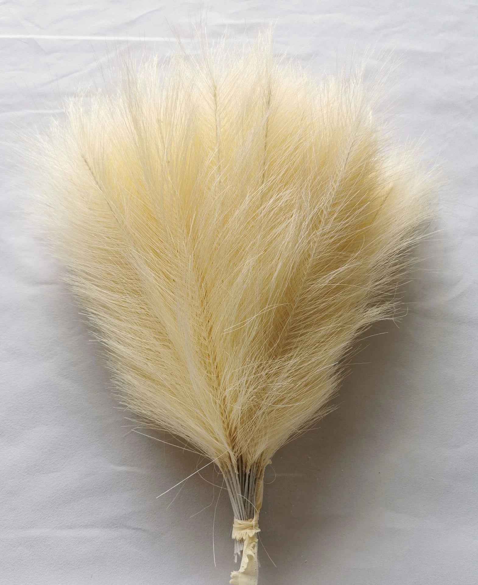 Artificial Brown Pampas Grass Fake Flowers Silk Reed Simulated Feather Wedding Decoration Bouquet Home Decor Floral Arrange DIY