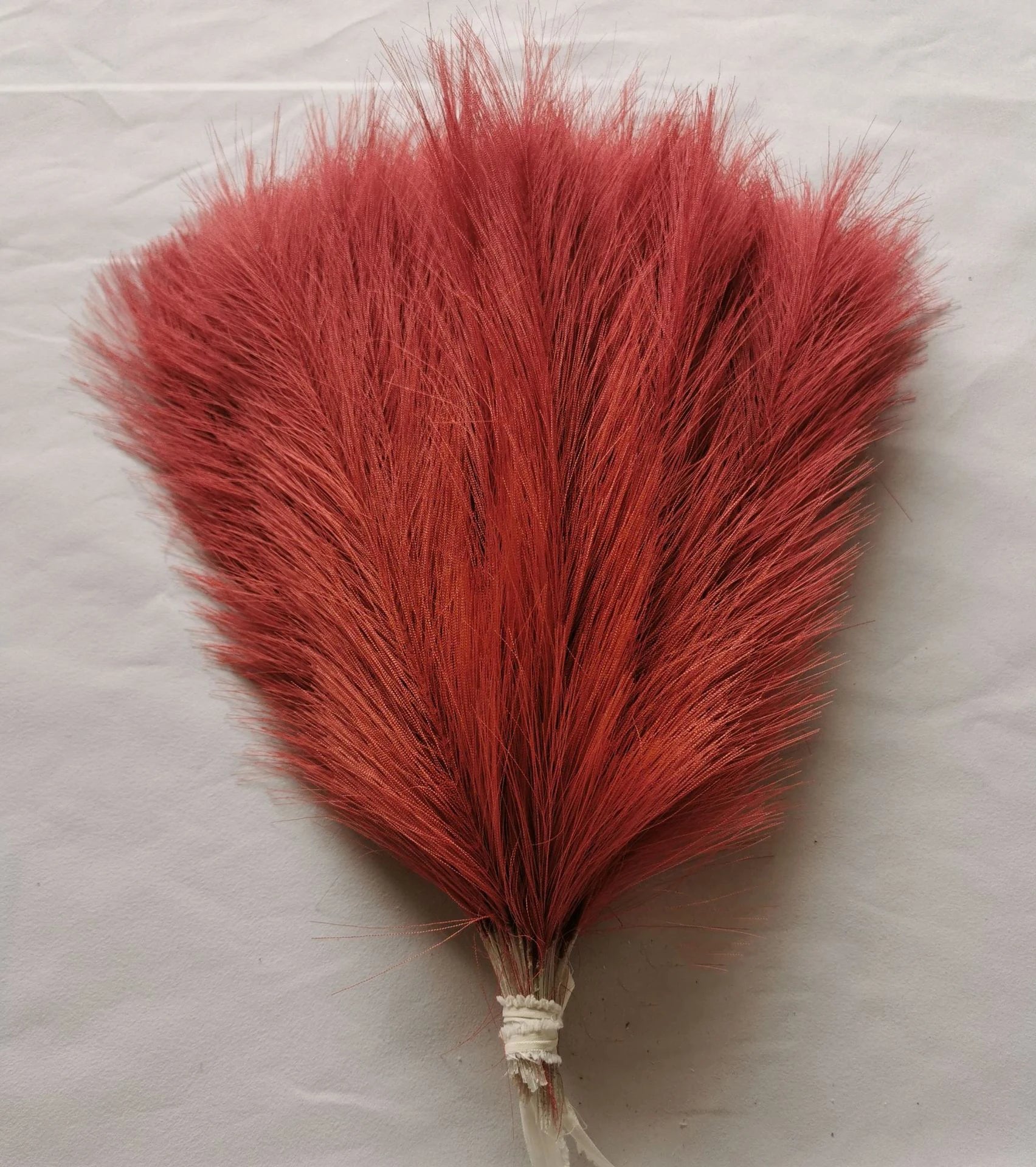 Artificial Brown Pampas Grass Fake Flowers Silk Reed Simulated Feather Wedding Decoration Bouquet Home Decor Floral Arrange DIY